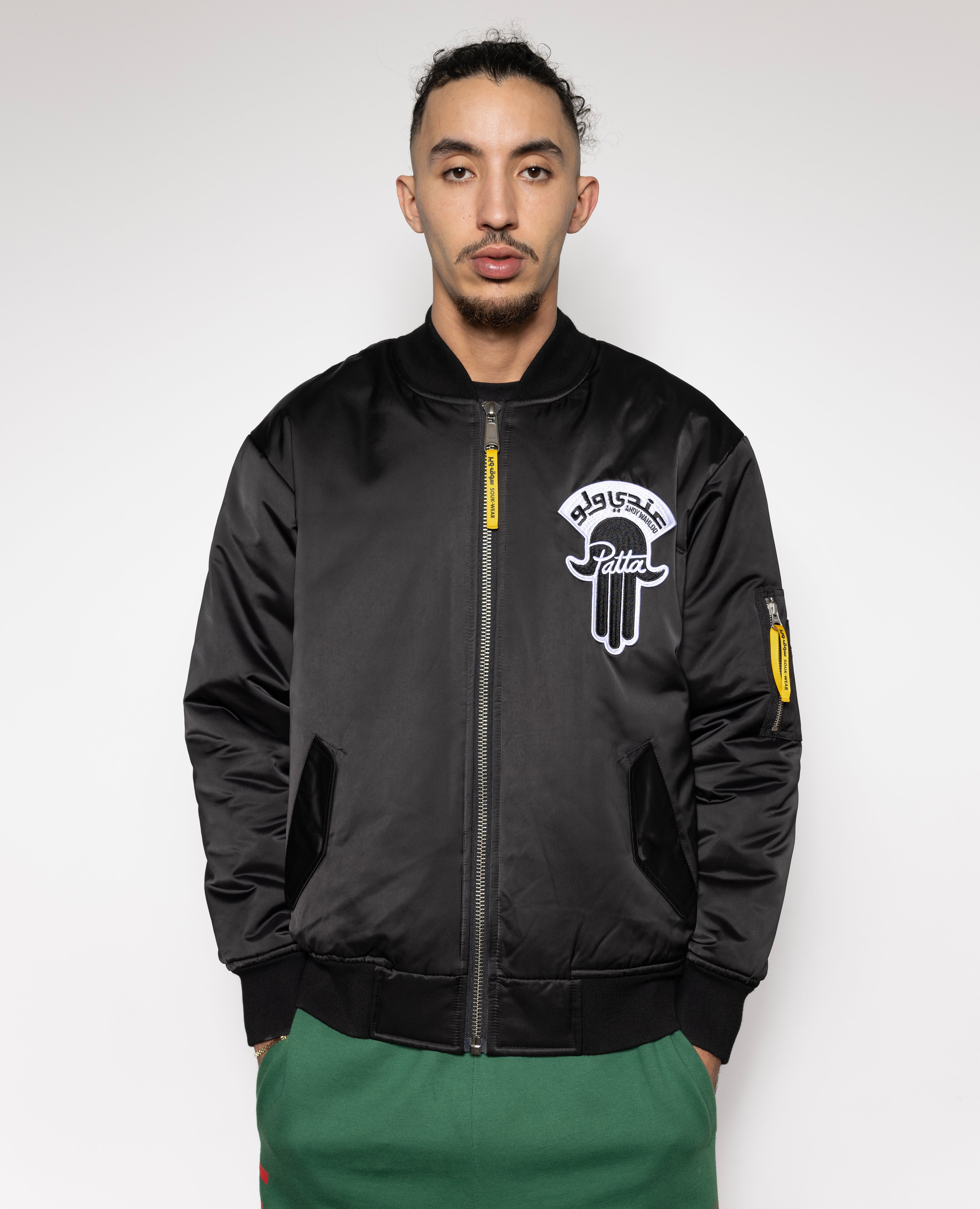 ROYAL BLOOD HAITI BLK Bomber Jacket – AFROKIA