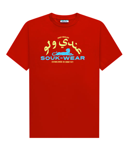 Raya Red - Panther Souk-Shirt